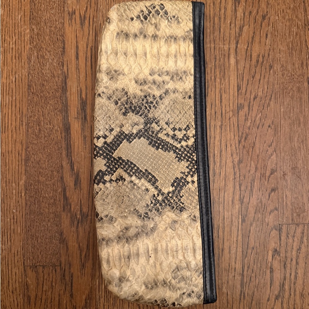 Snake Skin Pattern Clutch